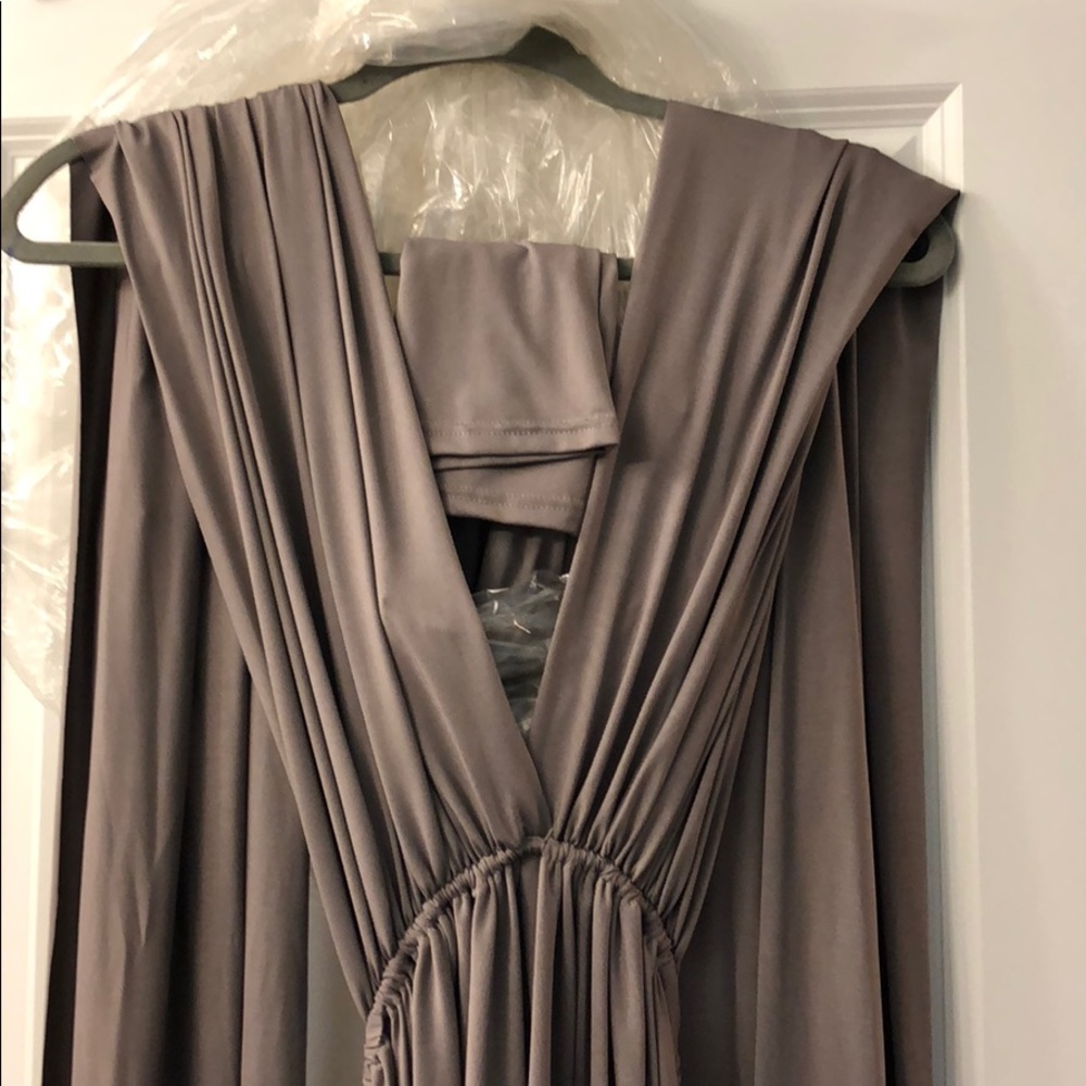 Grayish purple infinity dress from Etsy :)